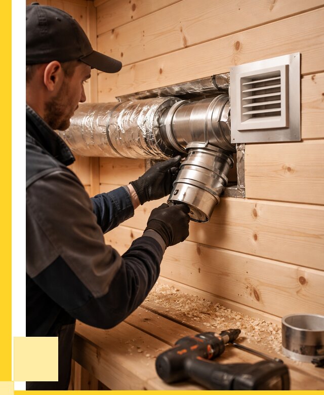 Монтаж вентиляции бани в Шелехове от 12858 р. | ЭриданШлх