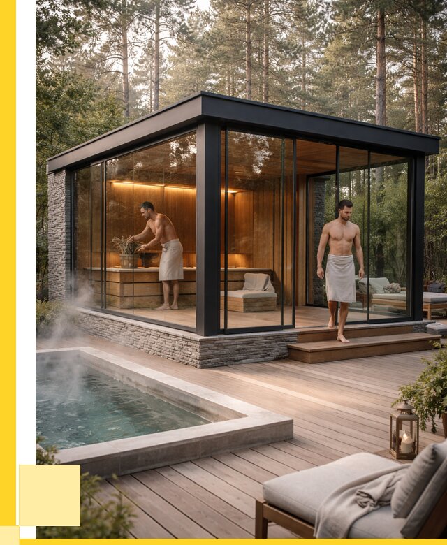 Стеклянные бани и двери в Шелехове от 482175 р. | ЭриданШлх