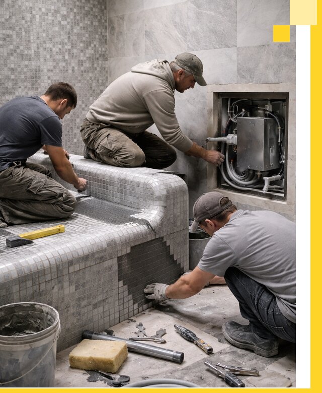 Проекты хамамов под ключ в Шелехове и дизайн и строительство