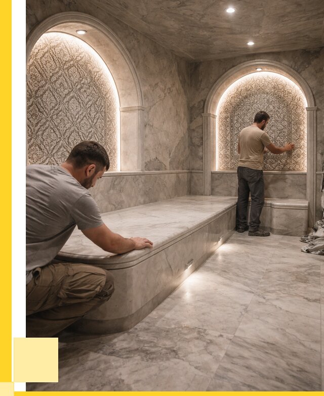 Турецкие бани под ключ в Шелехове от 267875 р. | ЭриданШлх