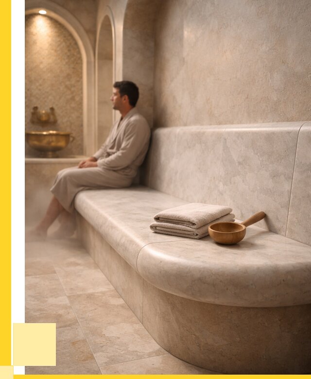 Сиденья для хамама в Шелехове под ключ от 12858 р. | ЭриданШлх