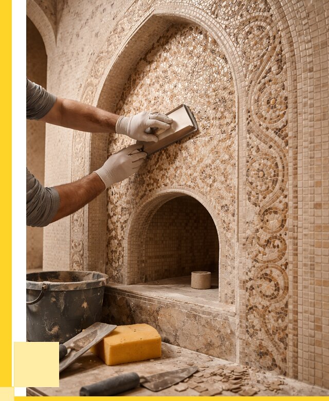 Мозаика для хамама в Шелехове под ключ от 5358 р. | ЭриданШлх