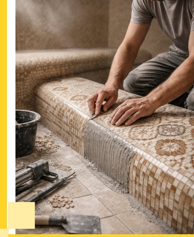 Плитка для хамама под ключ в Шелехове от 3750 р. | ЭриданШлх